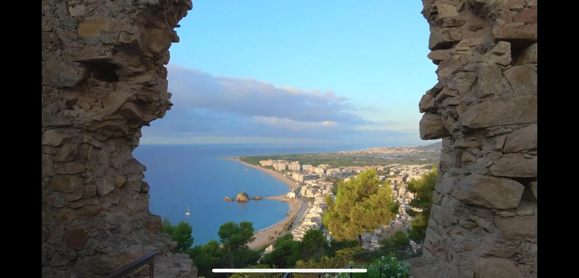 Estudio Con Impresionantes Vistas Al Mar Blanes Appartamento